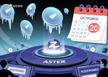 加密新闻:为什么 ASTER 空投被推迟到 10 月 20 日