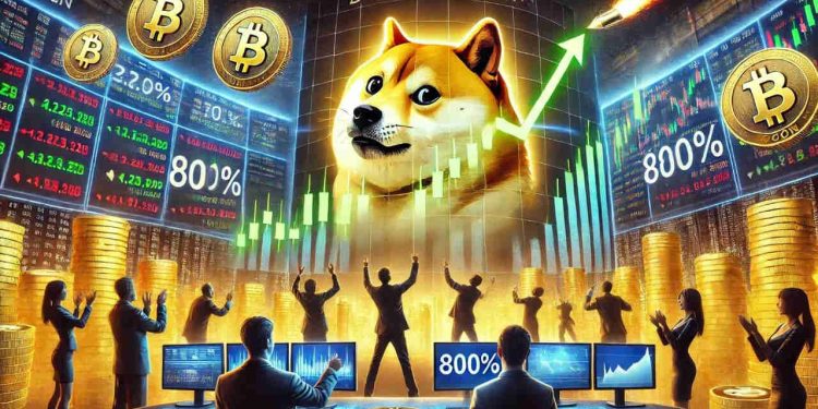 狗狗币价格面临重大突破,有可能反弹至 0.7 美元的历史高点吗?