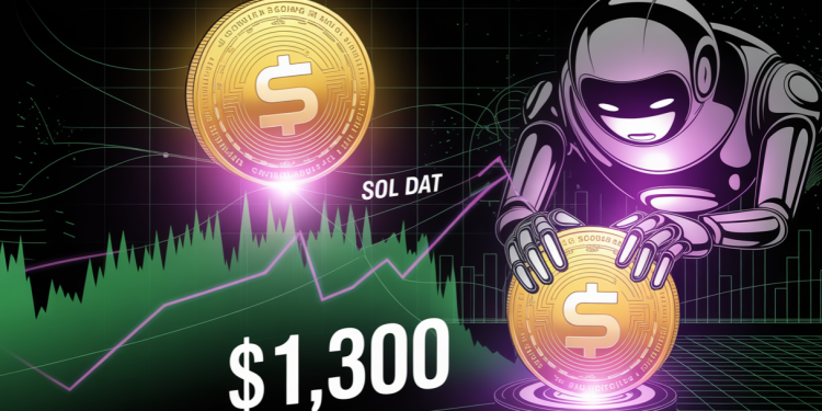 Solana 新闻:SOL DAT 获得 5% 的供应量,Solana 价格将突破 1,300 美元