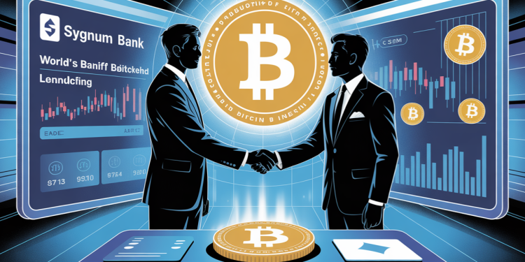 BTC 新闻:Sygnum 和 Debifi 推出首个银行支持的 BTC 借贷服务