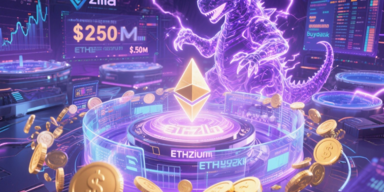 今日以太坊新闻:ETHZilla 出售 ETH 以 2.5 亿美元回购