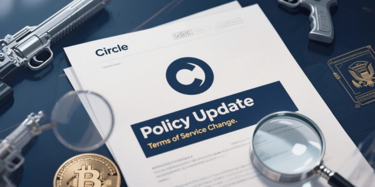 加密新闻:Circle 更新其服务条款以允许“合法”购买某些武器