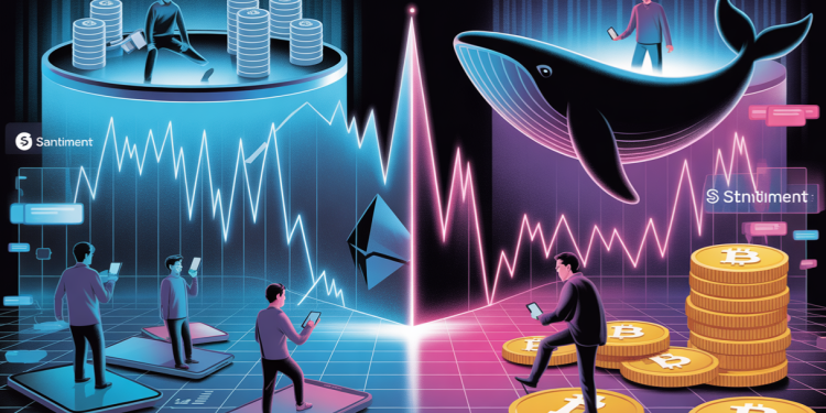 加密货币新闻：零售商和鲸鱼存在重大分歧，这就是为什么这很糟糕 – Santiment