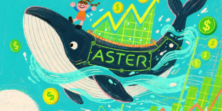 Crypto Whale 在 CZ 支持的 ASTER 代币上一周获利 110 万美元