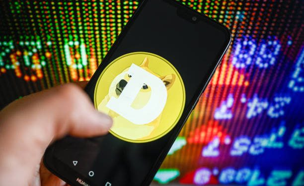 以下是整合阶段结束后狗狗币价格的变化