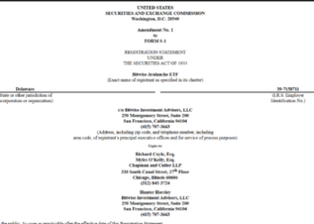 加密 ETF:Bitwise 更新现货 Avalanche ETF 备案,费用为 0.34%