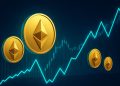394K ETH 在短短 3 天内价值 $1.37B