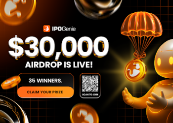目前排名前三的加密货币空投:IPO Genie 遥遥领先
