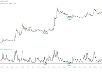狗狗币触及 11 年来仅 4 次出现的每周 RSI 水平