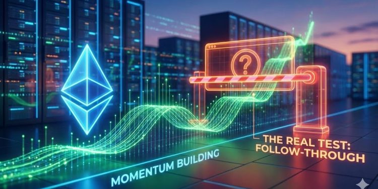 以太坊价格形成动力，但后续走势才是真正的考验