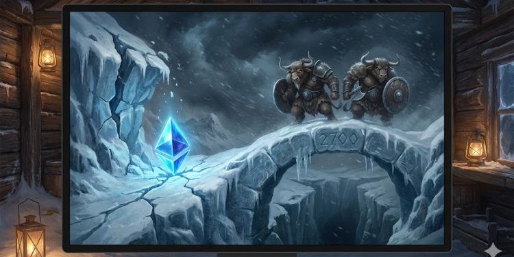 以太坊价格跌至 2,700 美元,多头争相捍卫支撑