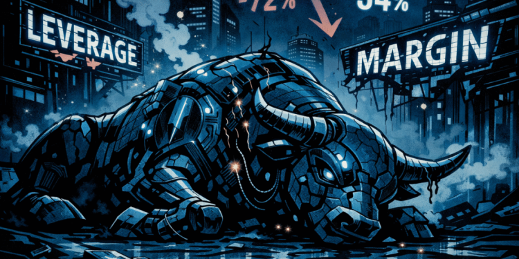 加密货币熊市被证实，强制去杠杆化抹去了数万亿美元的价值